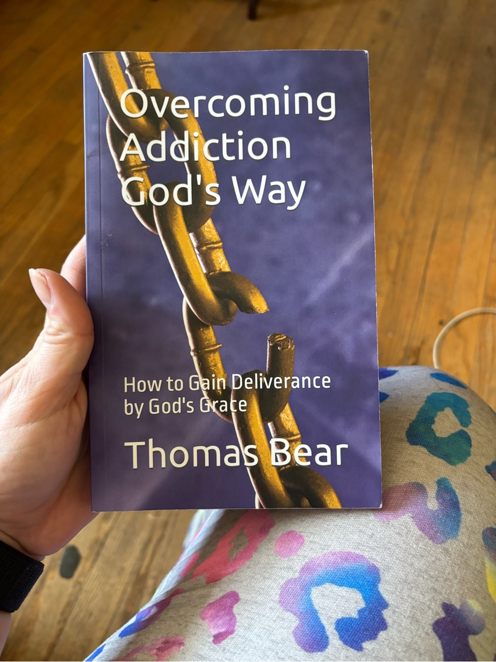 Overcoming Addiction God's Way by Thomas Bear - Purple Cover